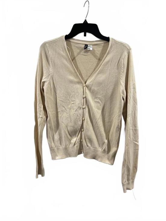 H&M Sweaters - H&M Divided Cream Button Up Long Sleeve V-Neck Cardigan- Size Medium